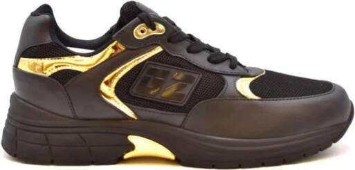 Giuseppe Zanotti Zwarte Veterslip-On Sneakers