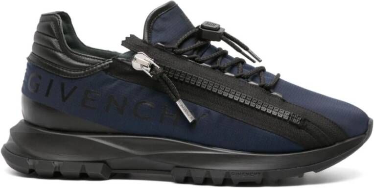 Givenchy 4G Zip Low Runners Blue Heren