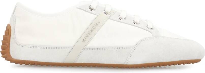 Givenchy Almond Toe Nylon Suede Sneakers