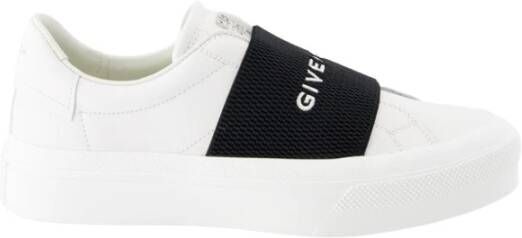 Givenchy Witte Sneakers Elastische Band Casual Stijl White Heren