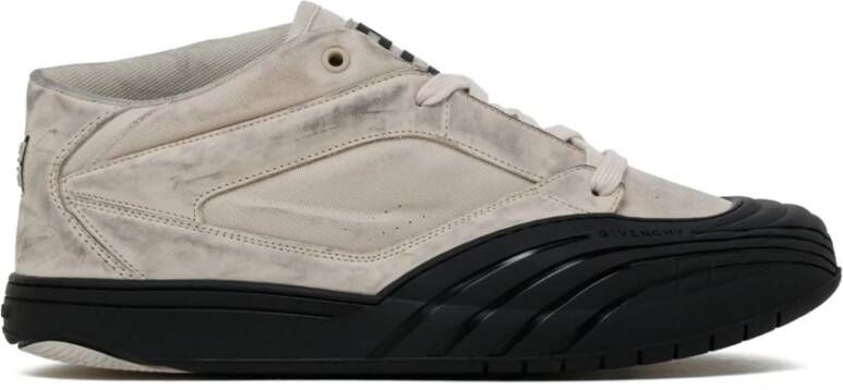 Givenchy Witte Sneakers Distressed 4G Logo White Heren