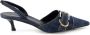Givenchy Denim Voyou Hakken met Metalen Details Blue Dames - Thumbnail 1