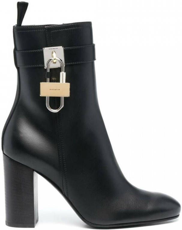 Givenchy Boots & laarzen Padlock Ankle Boots Leather in zwart