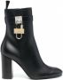 Givenchy Boots & laarzen Padlock Ankle Boots Leather in zwart - Thumbnail 1