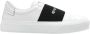 Givenchy Leren Sneakers Zwart Wit Logo Rubber White Dames - Thumbnail 1