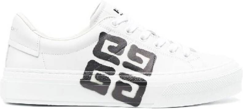 Givenchy Gedrukte City Sport Sneakers White Dames