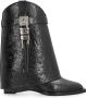 Givenchy Cow Leren Enkellaarsjes met Hangslot - Thumbnail 1