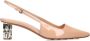 Givenchy Cube Slingback Pumps Leer Amandel Teen Beige Dames - Thumbnail 1