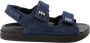 Givenchy Denim 4G Sandalen met Scratch - Thumbnail 1