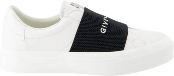 Givenchy Witte Sneakers Elastische Band Casual Stijl White Heren