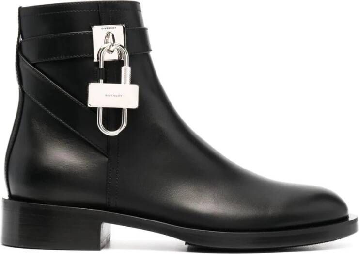 Givenchy Lock Flat Boots Grootte: 37 bestseller: 40 Zwart Dames - Foto 3