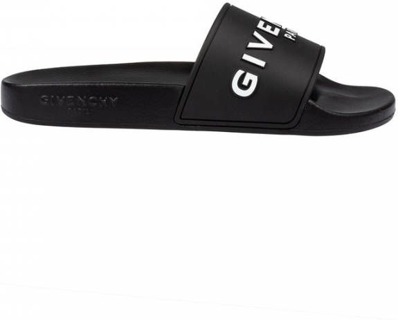 Givenchy Claquettes à logo Taille: 38 Couleur Presta: Noir Bestseller: 25 Zwart Dames
