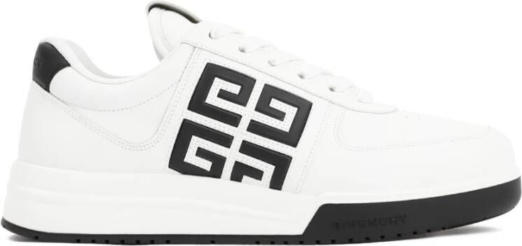 Givenchy Zwarte Noos Sneakers Ronde Neus Ontwerp White Heren