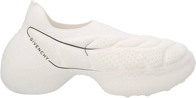 Givenchy Geborduurde Instap Sneakers White Dames
