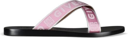 Givenchy 4G Gekruiste Leren Sandalen