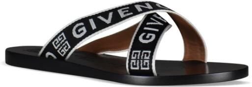 Givenchy 4G Gekruiste Leren Sandalen - Foto 2