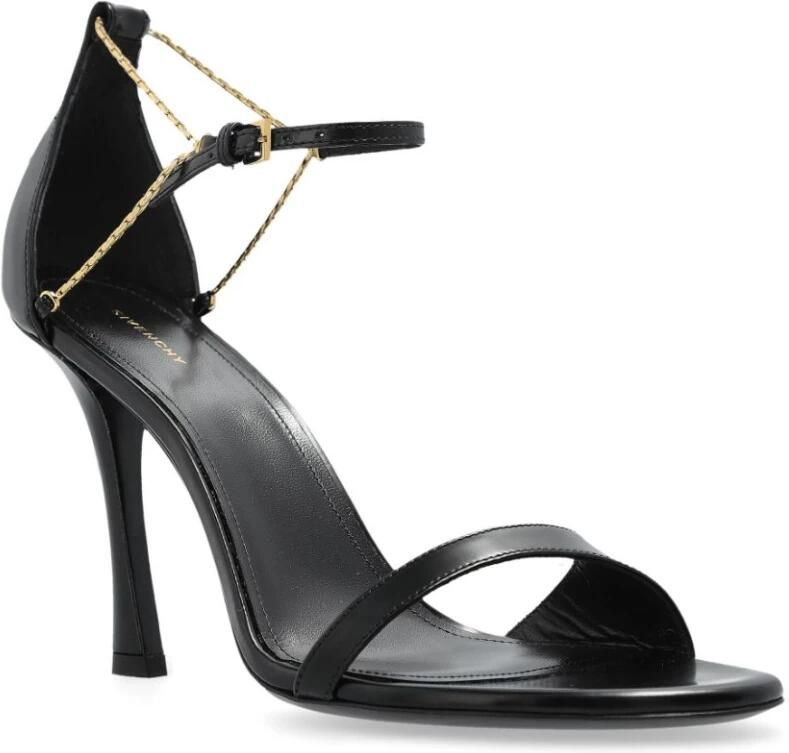 Givenchy 4G Liquid sandalen met hak van leer
