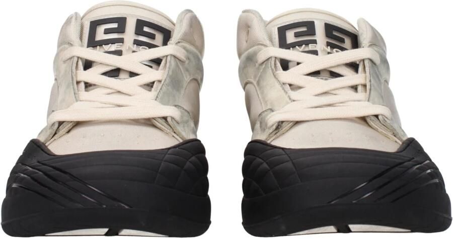 Givenchy Witte Sneakers Distressed 4G Logo White Heren