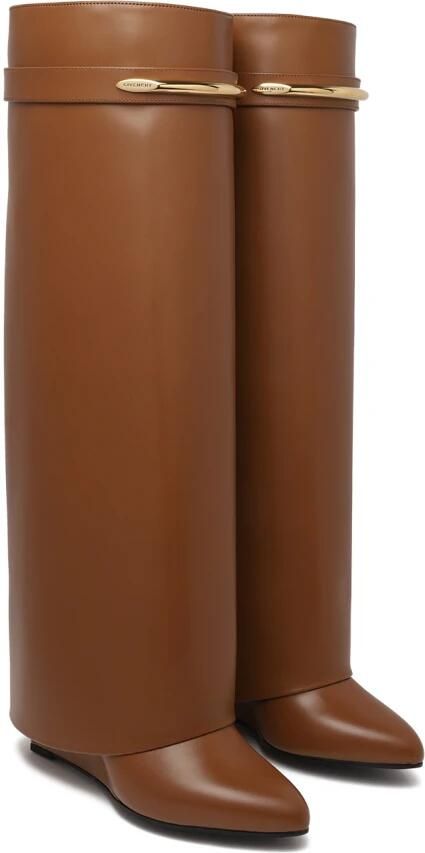 Givenchy Bruine Rubberen Regenlaarzen - Foto 4