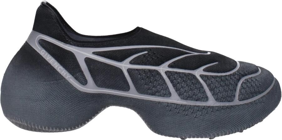 Givenchy Grijze Stoffen Sneakers met Zijlogo