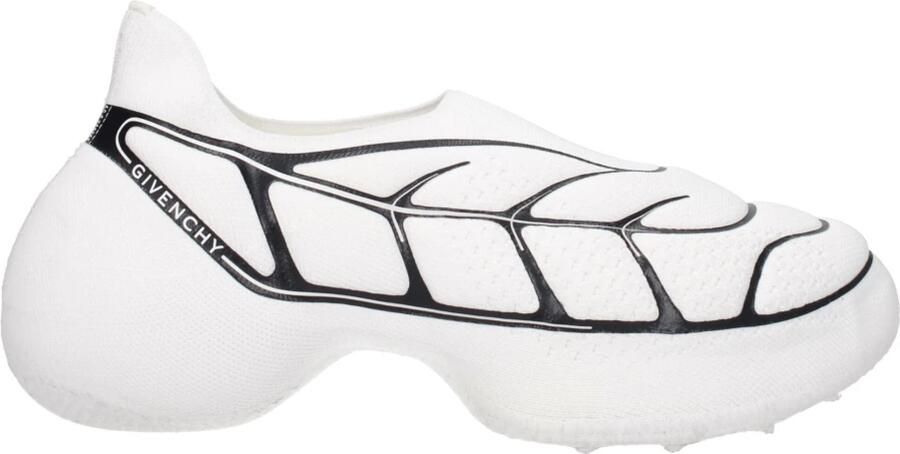 Givenchy Witte Stoffen Sneakers met Zijlogo