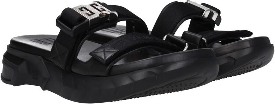 Givenchy Zwarte Stoffen Slipper met Logo Detail - Foto 5
