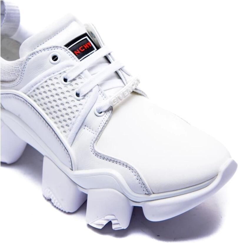 Givenchy Leren Sneakers met Mesh Bovenwerk en Suède Detail White Heren