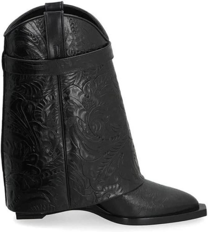 Givenchy Kalfsleren Veterlaarzen