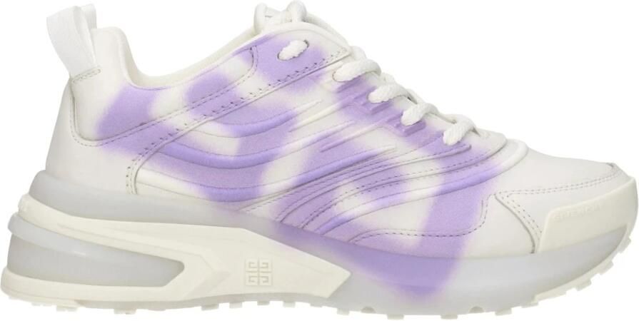 Givenchy Beige Leren Lage Tops Sneakers