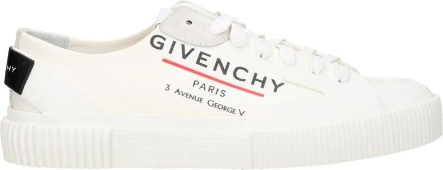 Givenchy Beige Stof Lage Tops Sneakers