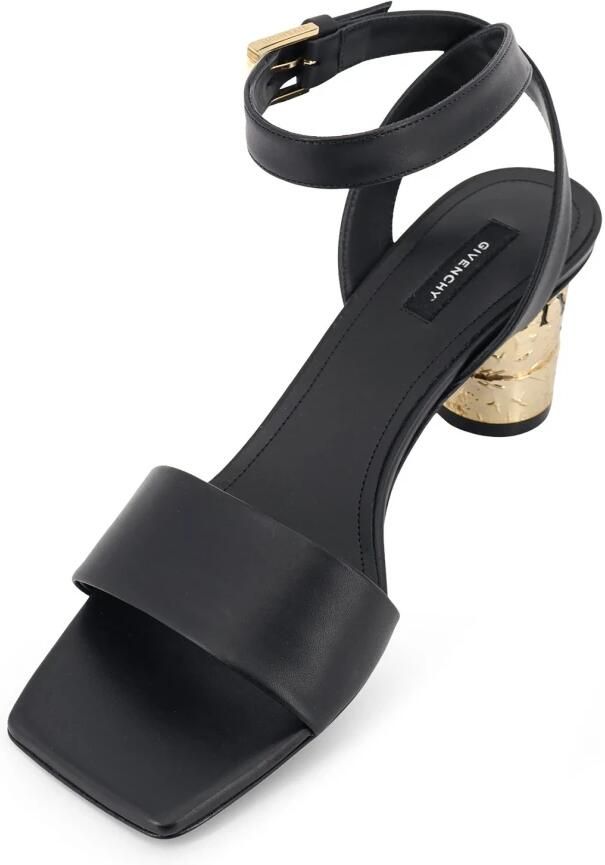 Givenchy Sandalen van leer met blokhak - Foto 2