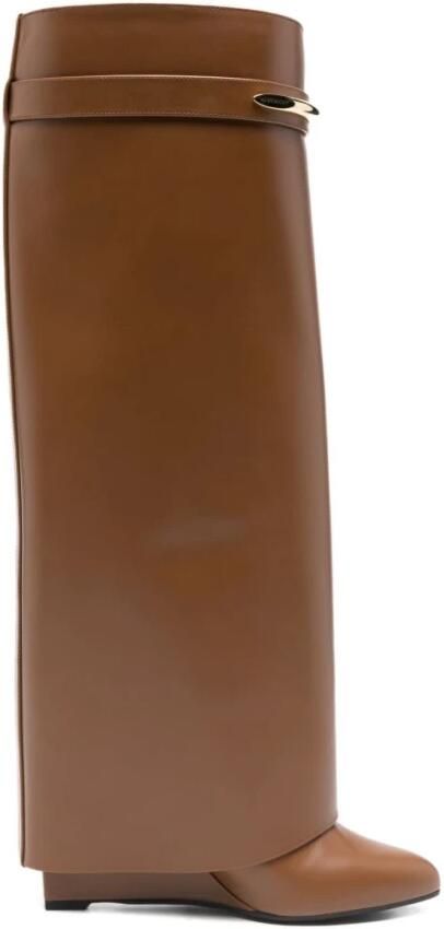 Givenchy Bruine Rubberen Regenlaarzen - Foto 5
