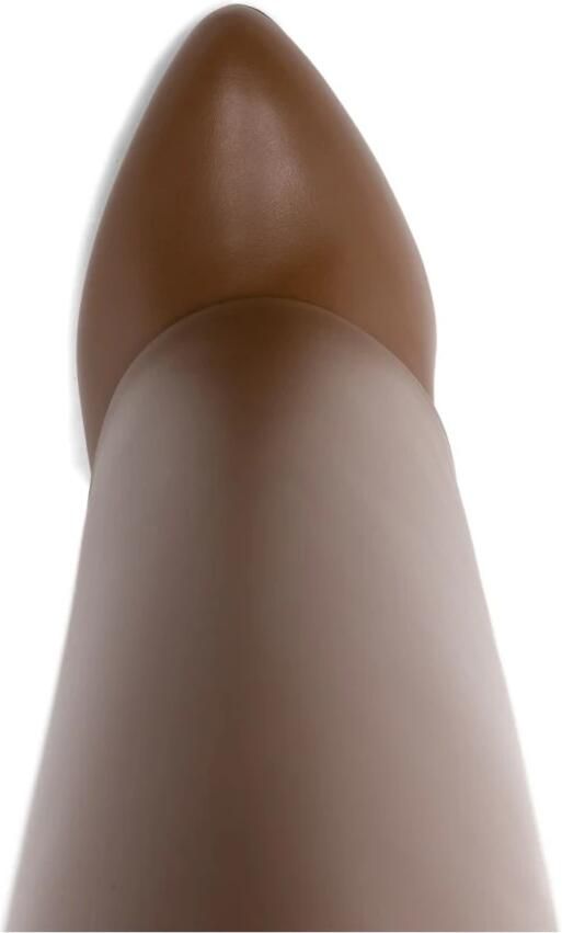 Givenchy Bruine Rubberen Regenlaarzen - Foto 3