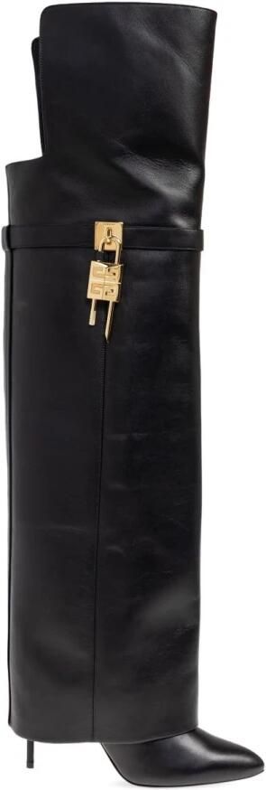 Givenchy Shark Lock Stiletto Over-knee Laarzen