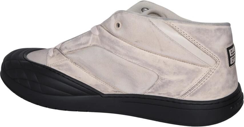 Givenchy Witte Sneakers Distressed 4G Logo White Heren