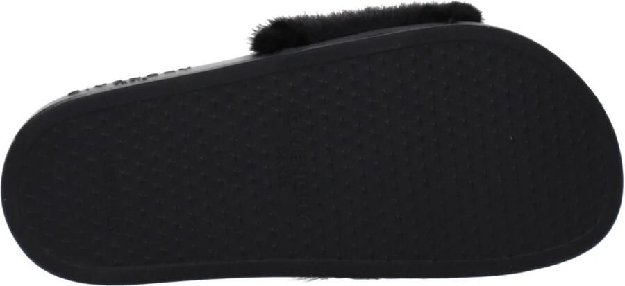 Givenchy Zwarte katoenen slipper met zijlogo - Foto 2