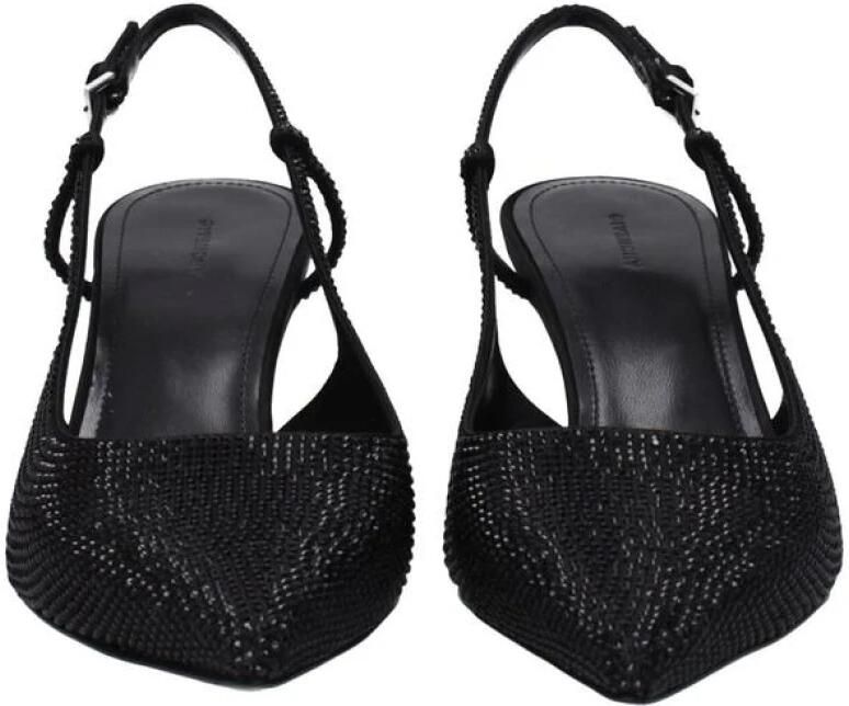 Givenchy Strass Gesp Stoffen Sandaal