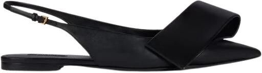Givenchy Twisted Ribbon Flat Slingbacks