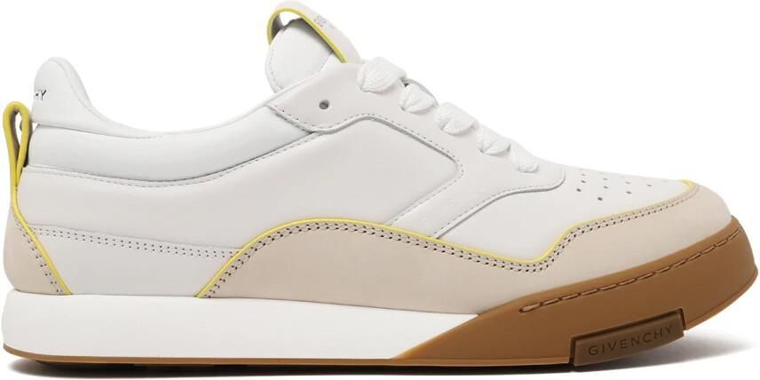 Givenchy Witte Leren Lage Sneakers