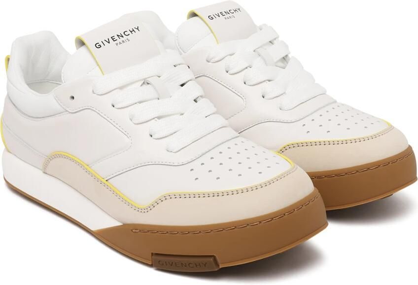 Givenchy Witte Leren Lage Sneakers - Foto 4