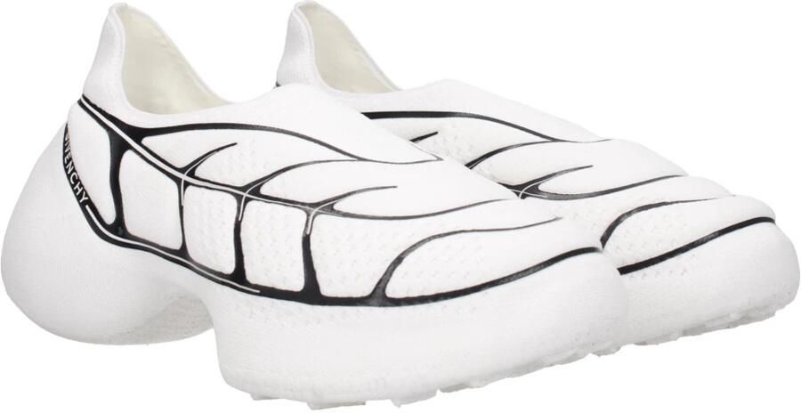 Givenchy Witte Stoffen Sneakers met Zijlogo