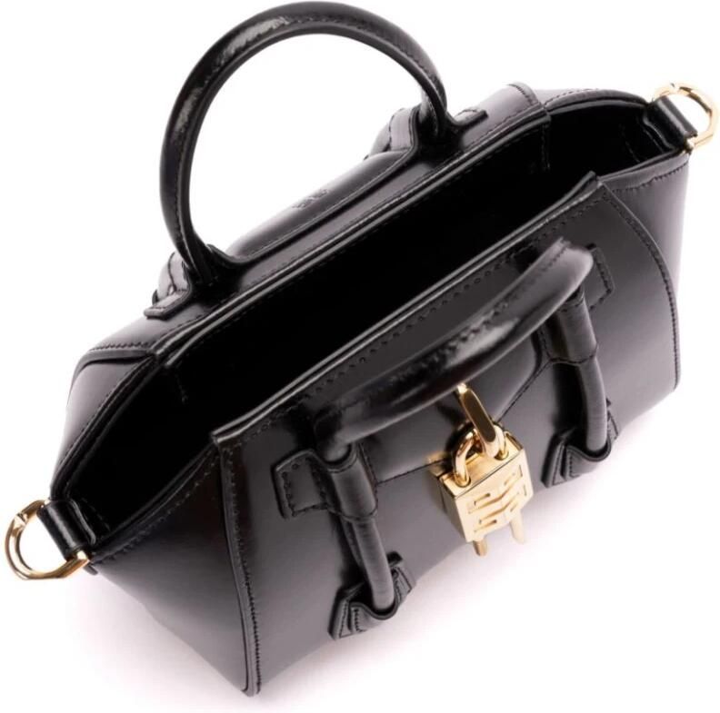Givenchy Zwarte Antigona Tas met Gouden Slot - Foto 2