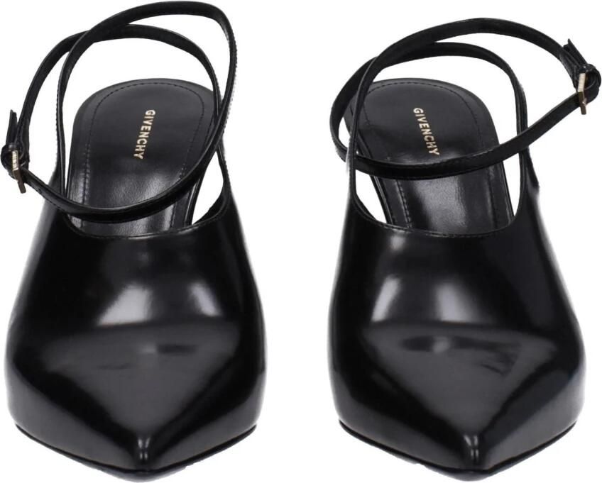 Givenchy Zwarte Slingback Pumps van Lakleer Black Dames