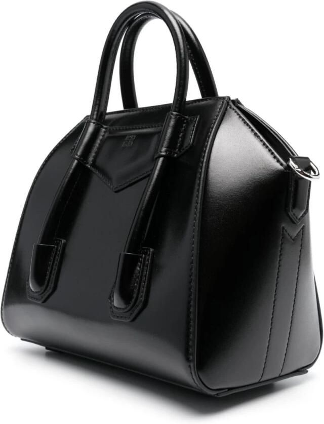 Givenchy Zwarte leren tas met hangslot - Foto 2