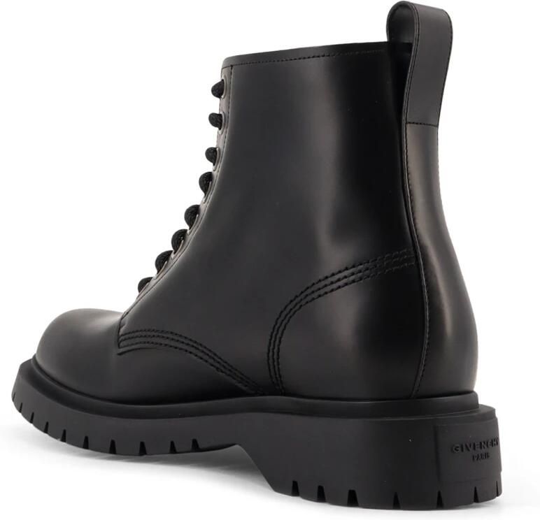 Givenchy Zwarte Veterschoenen Leer Italië