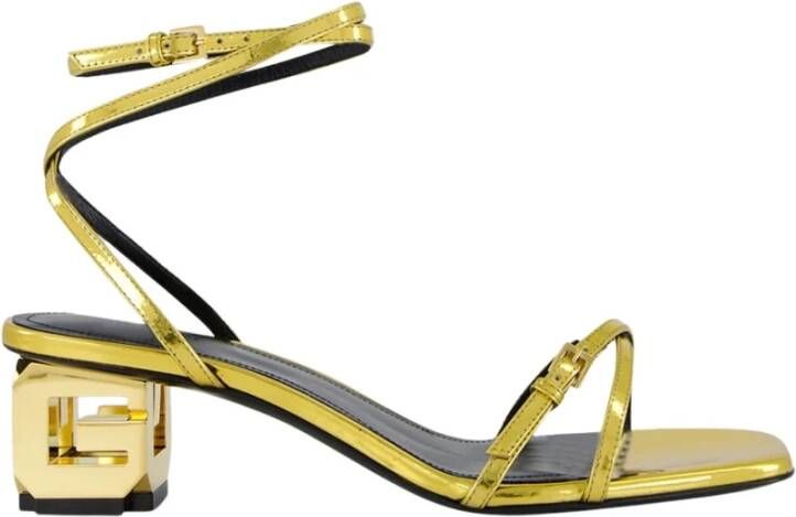 Givenchy Gouden G Cube Strap Sandalen