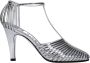 Givenchy Grijze Leren Sandaal Hoge Hak Gesp Sluiting - Thumbnail 1