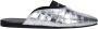 Givenchy Grijze Leren Slof met Vooraan Logo - Thumbnail 3