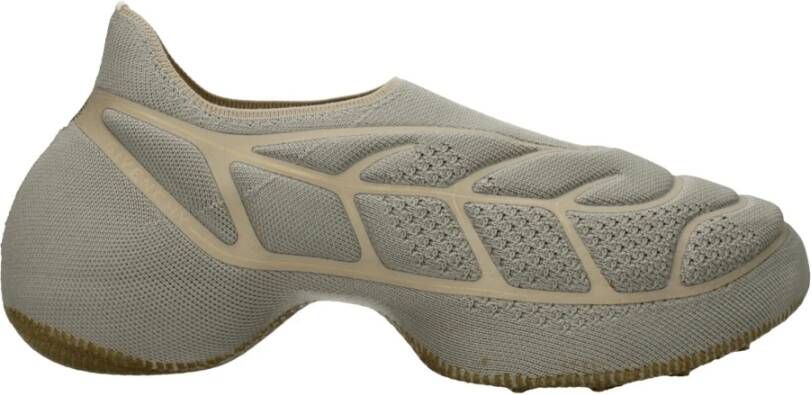 Givenchy Grijze Stoffen Sneakers met Zijlogo