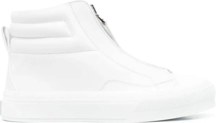 Givenchy Hoge ritsleren sneakers White Dames